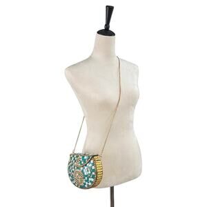 RAMLA “Beverly Hills” Mosaic Handbag NEW Rare‎